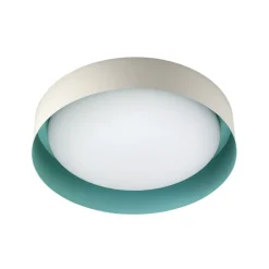 Plafoniera led 22w 3000k sabbia verde crew 2 linea light
