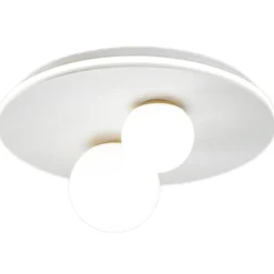 Plafoniera moderna ball perenz bianco oro led 38w 3000k
