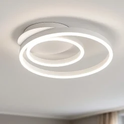 Plafoniera moderna bianca led 42w 3000k 4000k 6000k kirko perenz