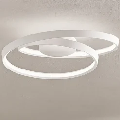 Plafoniera moderna ritmo bianca led cct 3000k 4000k 6000k perenz