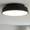 Plafoniera nera tonda led 3000k 4000k isyluce