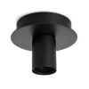 Plafoniera nero rosone da cucina moderna perenz illuminazione