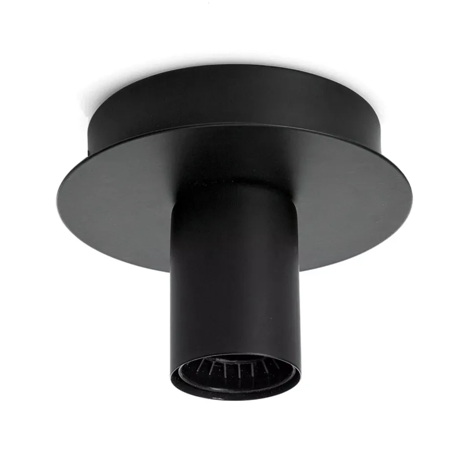 Plafoniera nero rosone da cucina moderna perenz illuminazione