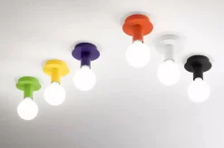 Plafoniera nero rosone da cucina moderna perenz illuminazione