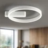 Plafoniera off bianca design moderna led cct perenz