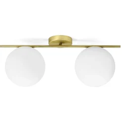Plafoniera per camera da letto moderna oro jugen miloox