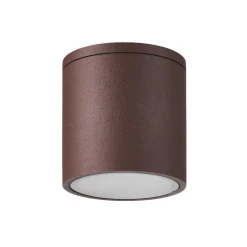 Plafoniera per esterno da soffitto corten ip65 perenz up gx53