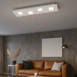Plafoniera pixel rettangolare bianca perenz illuminazione