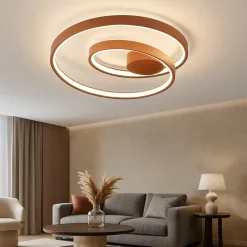 Plafoniera ritmo cannella opaco moderna led cct perenz illuminazione
