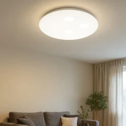 Plafoniera rotonda bianca random perenz led 27w 3000k moderna