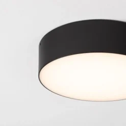 Plafoniera rotonda da esterno balcone antracite led 20w 3000k ip65