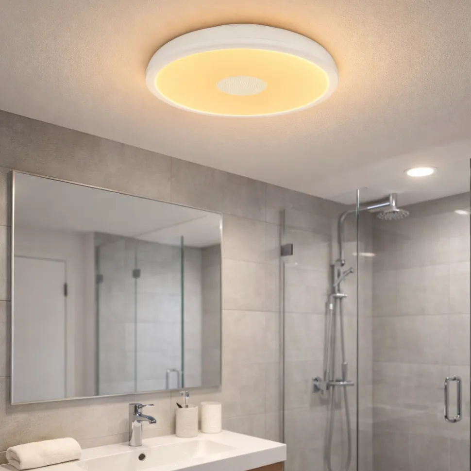 Plafoniera da bagno bluetooth ip44 rgb con telecomando