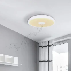 Plafoniera da bagno bluetooth ip44 rgb con telecomando