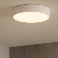 Plafoniera da bagno 32cm bianca rotonda