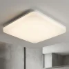 Plafoniera da bagno quadrata bianca moderna led cct isyluce