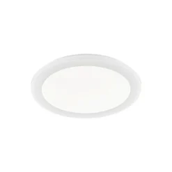 Plafoniera da bagno rotonda bianca led 15w 3000k ip44