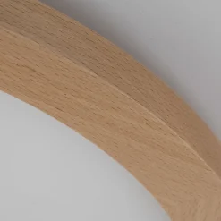Plafoniera da bagno scandinava 36w led cct in legno