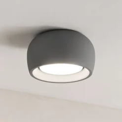 Plafoniera da cucina grigia moderna sforzin mysia