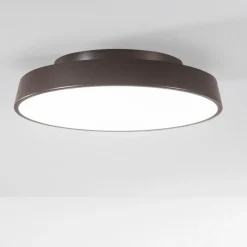 Plafoniera isyluce marrone led 42w 3000k 4000k dimmerabile