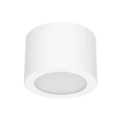 Plafoniera led 7w 3000k linea light box sr bianca rotonda