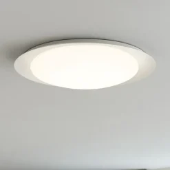 Plafoniera led 21w 3000k tonda bianca ip40 linea light crew