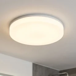 Plafoniera rotonda da bagno bianca moderna led cct ip54