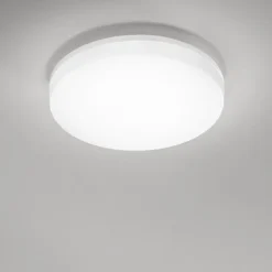 Plafoniera rotonda da bagno bianca moderna led cct ip54