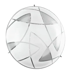 Plafoniera tonda in vetro 30cm fisdh perenz illuminazione
