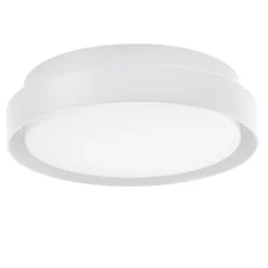 Plafoniere da esterno bianca tonda moderna led 20w 3000k