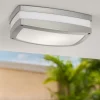 Plafoniere per esterni grigio gea luce ura