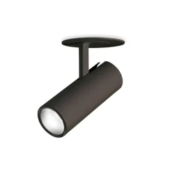 Play fi ideal lux faretto nero da incasso led 7w 3000k