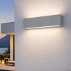 Pocket perenz applique per esterno led 24w cct grigio cemento ip65