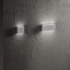 Pocket perenz applique per esterno led 24w cct grigio cemento ip65