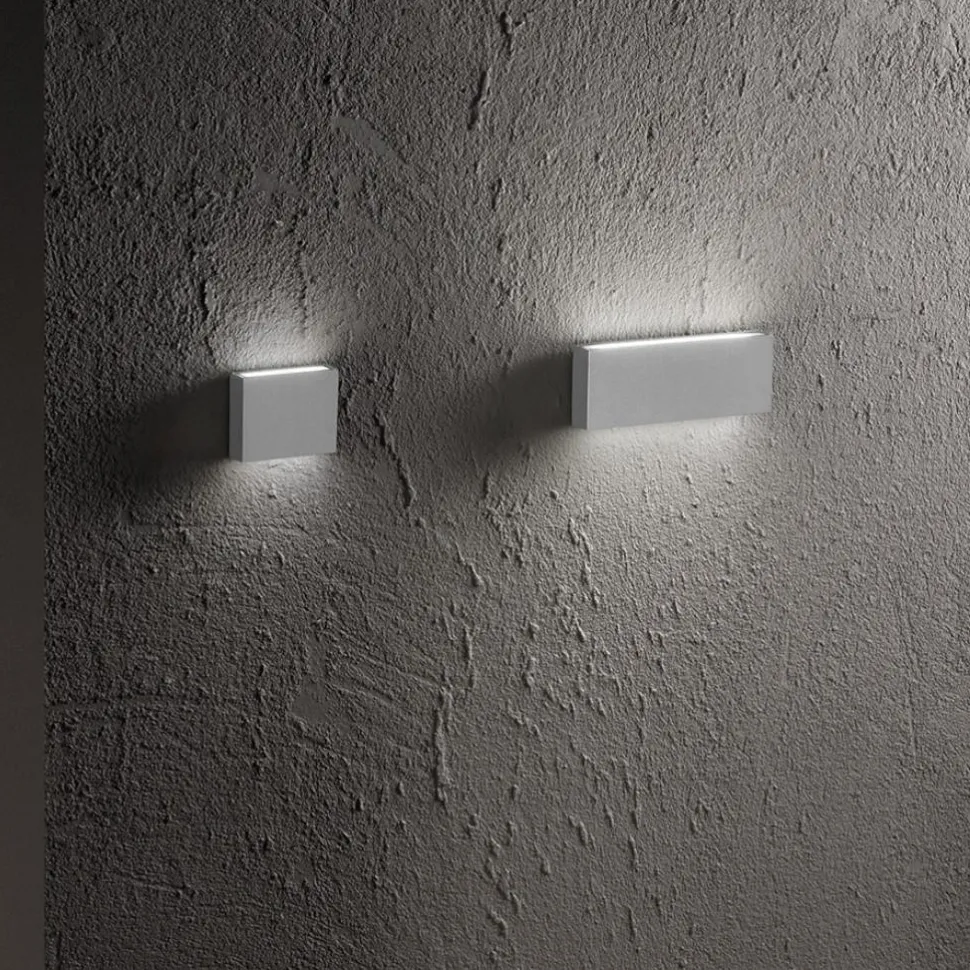 Pocket perenz applique per esterno led 24w cct grigio cemento ip65