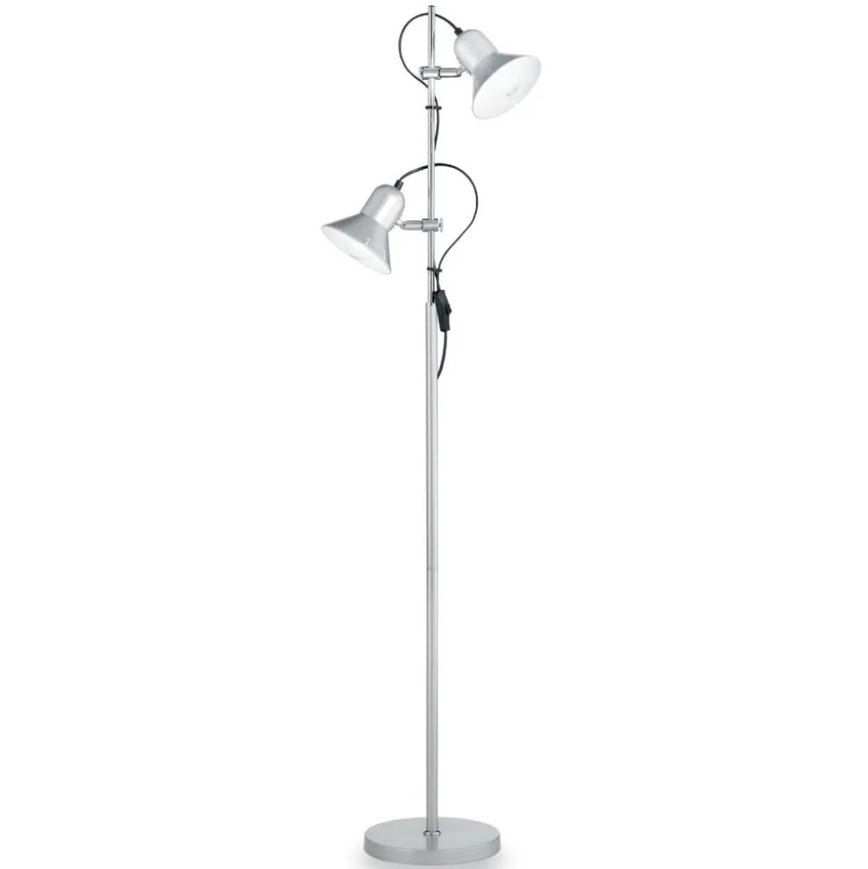 Polly pt2 ideal lux lampada da terra grigio luci orientabili