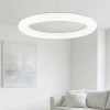 Polo linea light lampadario cerchio led moderno dimmerabile dali