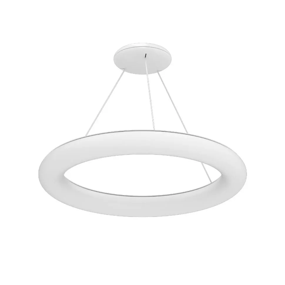Polo linea light lampadario cerchio led moderno dimmerabile dali