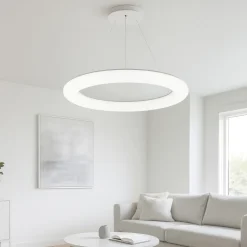 Polo linea light lampadario cerchio led moderno dimmerabile dali