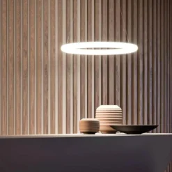 Polo linea light lampadario cerchio led moderno dimmerabile dali