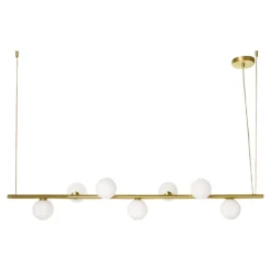 Pomi miloox lampadario per soggiorno moderno oro