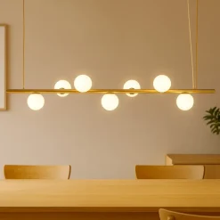 Pomi miloox lampadario per soggiorno moderno oro