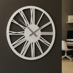 Pompei orologio da muro numeri romani 60cm bianco