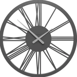 Pompei orologio da parete numeri romani 60 grigio quarzo
