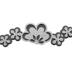 Portachiavi da parete moderno magnetico legno alluminio antracite
