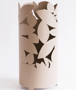Portaombrelli beige moderno metallo per ingresso