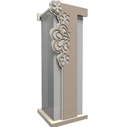 Portaombrelli caffelatte design moderno per ingresso