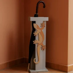 Portaombrelli da interno design moderno geko color pesca