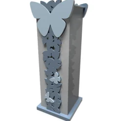 Portaombrelli farfalle legno colore carta da zucchero