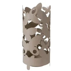 Portaombrelli farfalle moderno metallo beige