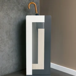 Portaombrelli moderno da ingresso rovere breeze